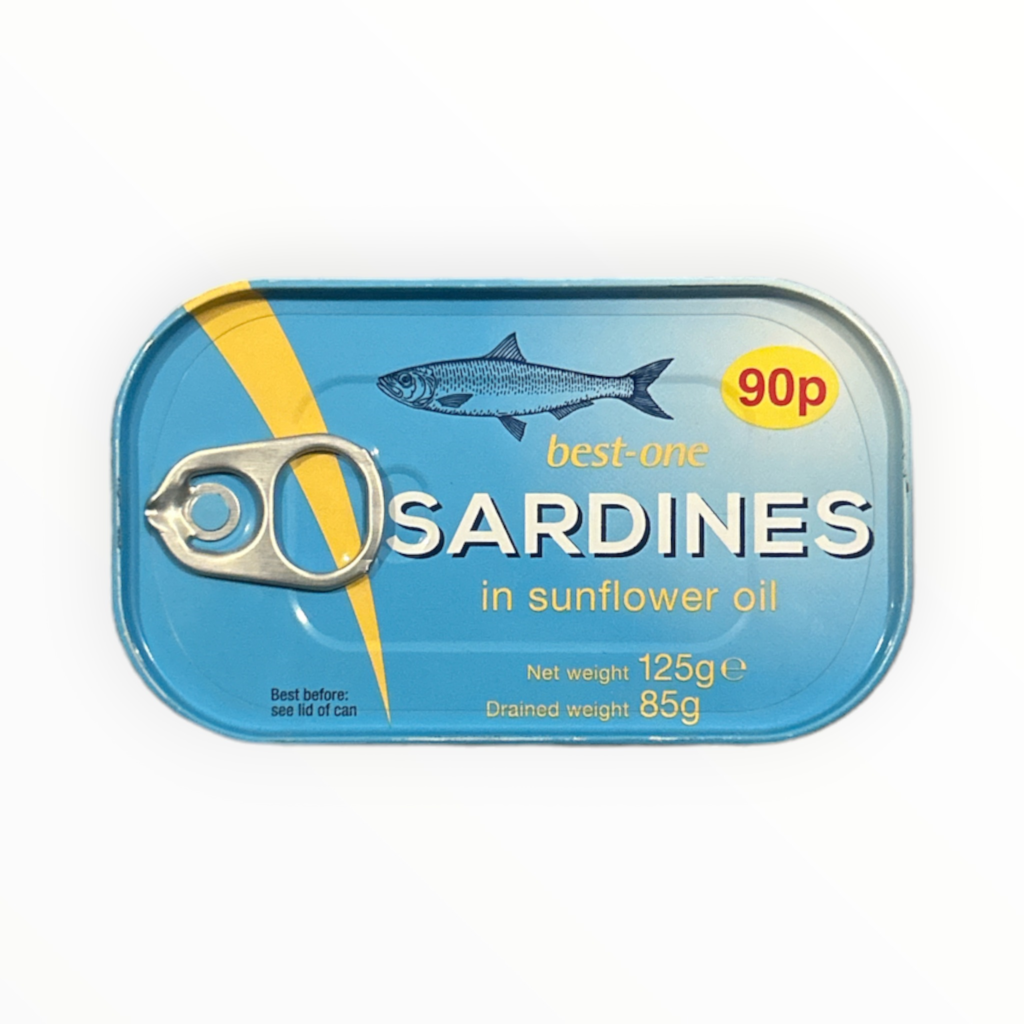 BEST ONE SARDINES IN SUNFLOWER OIL 125g Share The Cost Global